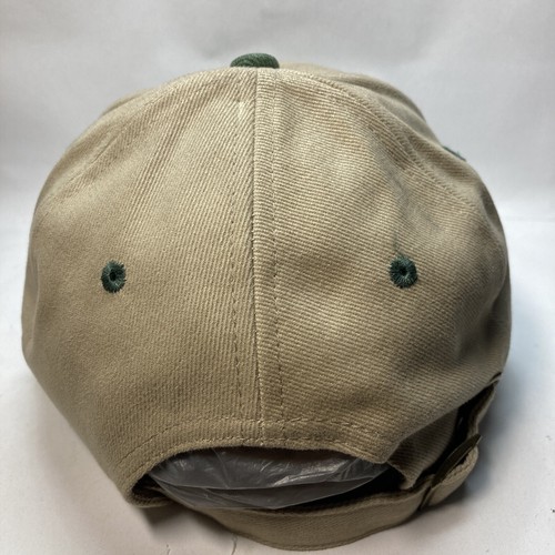 Gorra ajustable con hebilla verde oscuro/bronceado logotipo letra P - Imagen 3 de 9