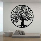 Metal Family Tree Wall Decals Tree Of Life Family Tree Sign Stickers Murals