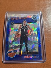 2019 NBA Hoops Premium Stock - Hoops Tribute Kevin Durant #284 Blue Cracked Ice