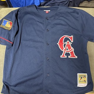 Bo Jackson Angels Mitchell & Ness Cooperstown Jersey Size 48 XL AUTHENTIC