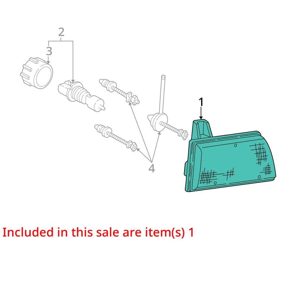 Ford E-350 Econoline 1997-2007 conductor izquierdo OEM faro luz lámpara CS4QC Foto 3 de 4