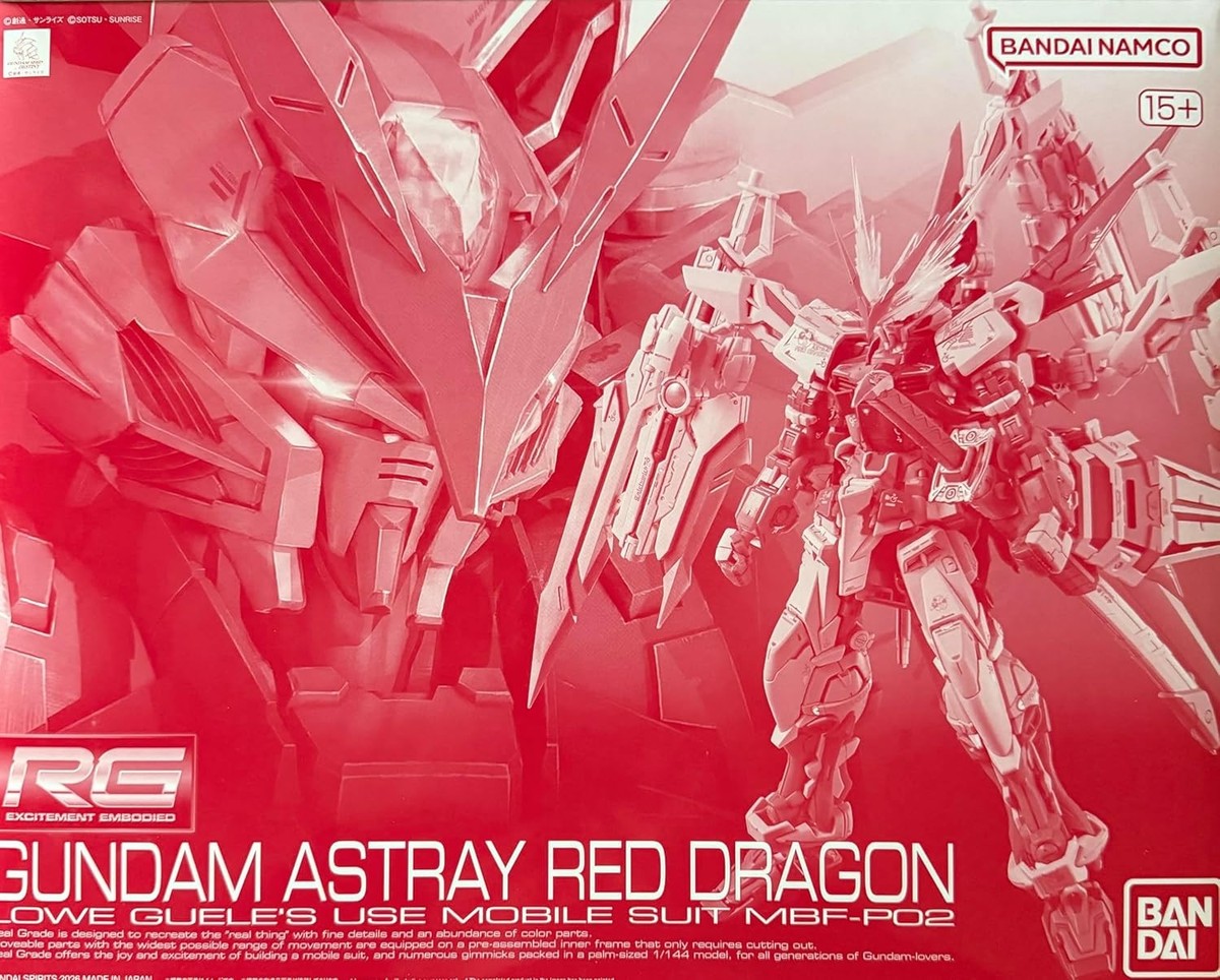 Premium BANDAI RG 1/144 GUNDAM ASTRAY RED DRAGON MODEL KIT | eBay