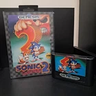Sonic the Hedgehog 2 SEGA Genesis 1992 Cleaned & Tested No Manual Mega Drive