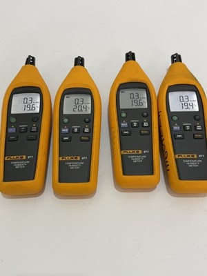 4 Fluke 971 Temperature Humidity Meter