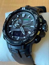 CASIO PRO TREK PRW-6000Y-1AJF Black Watch Tested Excellent Condition