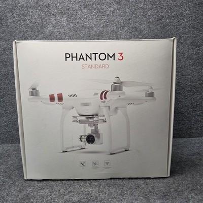 DJI Phantom 3 Standard Quadcopter Camera Drone - White for