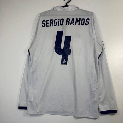 Adidas Real Madrid Sergio Ramos #4 2016 Shirt AI5184 Long Sleeve