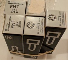 GE FNT 275W 24V Photo Projection Lamps 5 bulbs