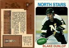 1975-76 O-Pee-Chee SET BREAK #16 Blake Dunlop EX