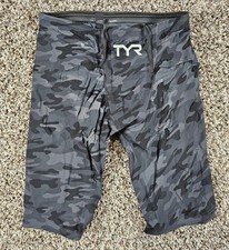 TYR Men&rsquo;s Venzo High-Waist Camo Racing TechSuit Size 26