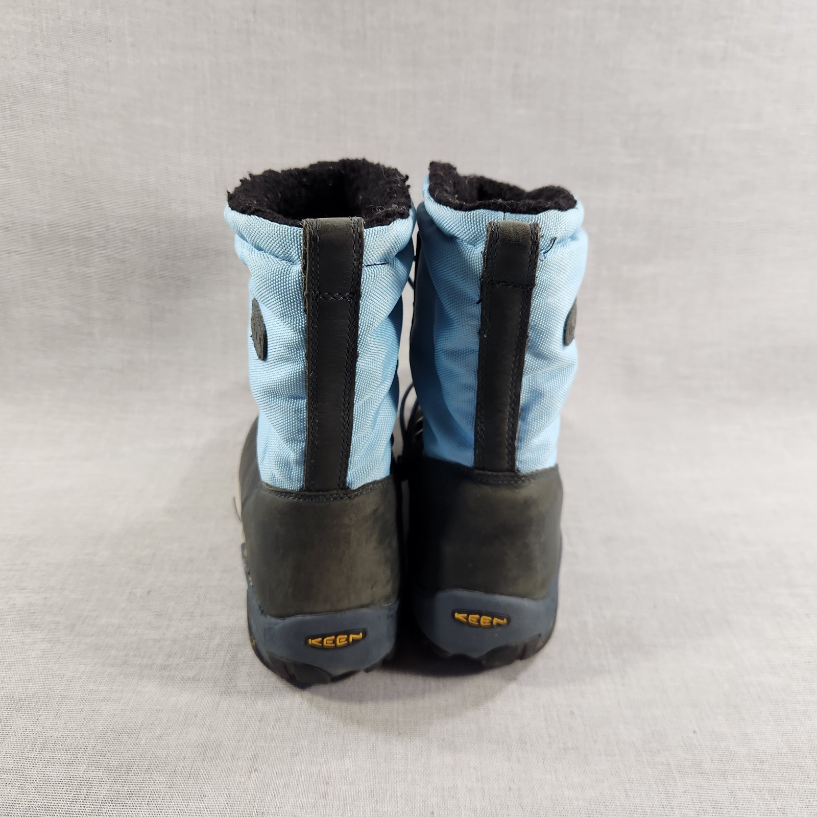 Stivali invernali donna Keen Wilma coulisse isolati impermeabili taglia 8 5 blu nero