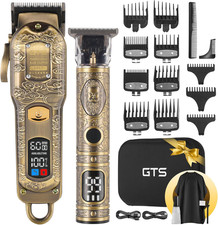 Gtsproprofessional Hair Clippers for Men   Cordless Barber Clippers with LCD Dis