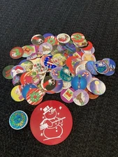 100 Christmas Pogs, Slammer And Board