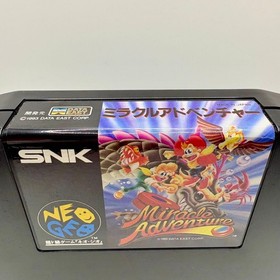 NEOGEO Miracle Adventure AES ROM cartridge SNK Neo Geo Complete Set (tested)