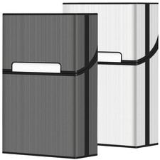 Cigarette Case 85mm King Size 2 Pack , Magnetic Switch 20Pcs Cigarette Holder