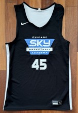 Nike WNBA Chicago Sky Basketball Academy Reversible Jersey #45 Size SMALL