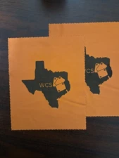 2pc Texas Microfiber Cloth/ Card Cleaning Cloth