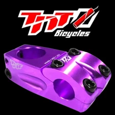 TNT Top Load 1" 1/8th Bmx Stem Purple 53mm