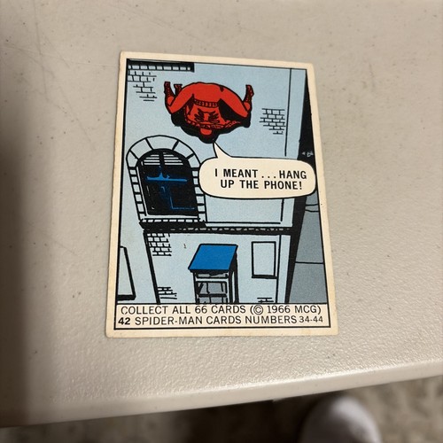 Spider-Man #42 Marvel 1966 Super Heroes card