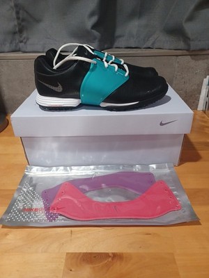 Nike Lunar Embellish Golf Shoes Women's Size 6.5 Black White 612662-002 Lace Up