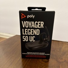 Poly Voyager Legend 50 UC Bluetooth v5.4 Headset w/ Wireless Charge Case - New 