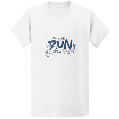 Gildan 5000 Minimalist Run Club T-Shirt - Running Jogging Fitness Gift Tee