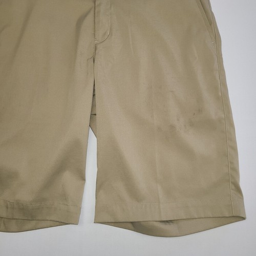 Nike Dri Fit Performance Golf Shorts Mens Sz 30 Tan Khaki Chino Stretch - Picture 2 of 8