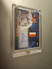 PETE ALONSO 2025 Topps Update Black All-Star Stitches Patch SSP Auto /10 METS
