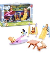BLUEY Deluxe Park Playground Playset & Figures New Kids Toy Gift Age 3+