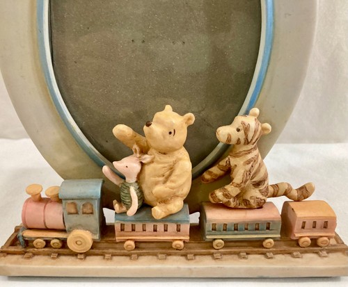 Disney Charpente Classic Winnie Pooh Train Picture Frame Tigger Piglet - Picture 2 of 5