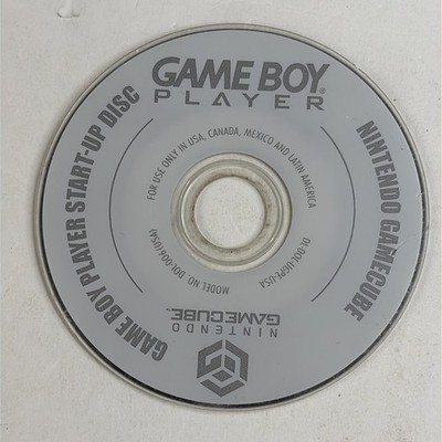 Nintendo Gamecube Gameboy Player Start-up Disc Only TESTED Authentic OEM