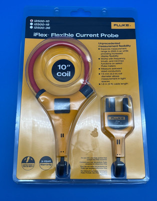 Fluke I2500-10 iFlex Flexible AC Current Clamp, 2500A AC, 10 in New
