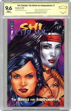 Shi Cyblade The Battle for Independents 1A Tucci CBCS 9.6 Witnessed Sig 1995