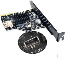 cablecc USB 3.1 Front Panel Socket  2.0 to PCI-E Express Card Adapter...
