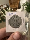 1919-S Walking Liberty Half Dollar 50C