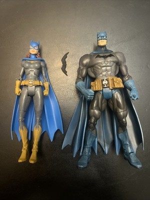 Mattel DC Superheroes S3 Select Sculpt Figure Batman & Batgirl 2pk Complete