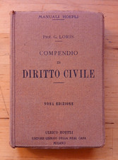 Compendio di diritto civile - G. Loris - Manuali Hoepli 1922
