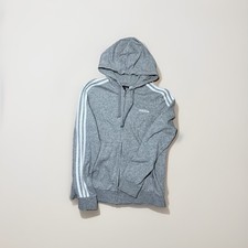 Adidas Youth Essentials 3-Stripes Full-Zip Fleece Hoodie Size L