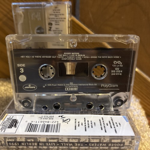 Roger Waters The Wall Live In Berlin 2 Cassette Tape Set 1990 Part 1 & 2 - Picture 4 of 7