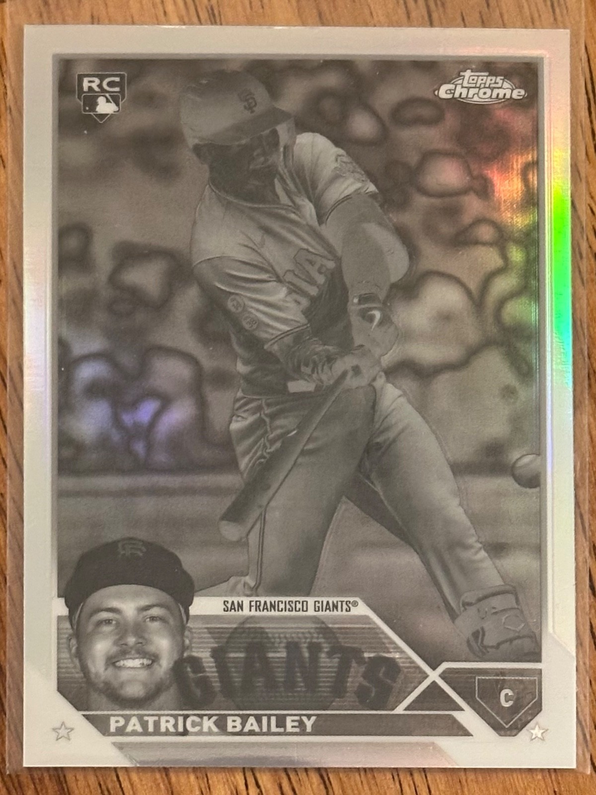 ⚾️ 2023 Topps Chrome Update Patrick Bailey #USC217 Negative Refractor (RC)