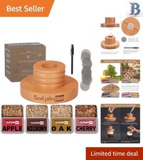Portable Old Fashioned Smoker Kit with 4 Wood Chip Flavors - Ideal for Events