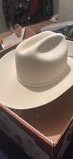Larry Mahan 6X Real Belly Fur Felt Western Hat Size 7 1/2 Brim 4" Made in USA