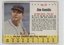 1963 Jell-O Jim Gentile #57 0nr3