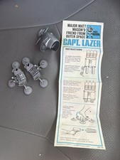 Mattel 1966 Major Matt Mason Man in Space Captain Lazer Helmet  Shoes Excellent