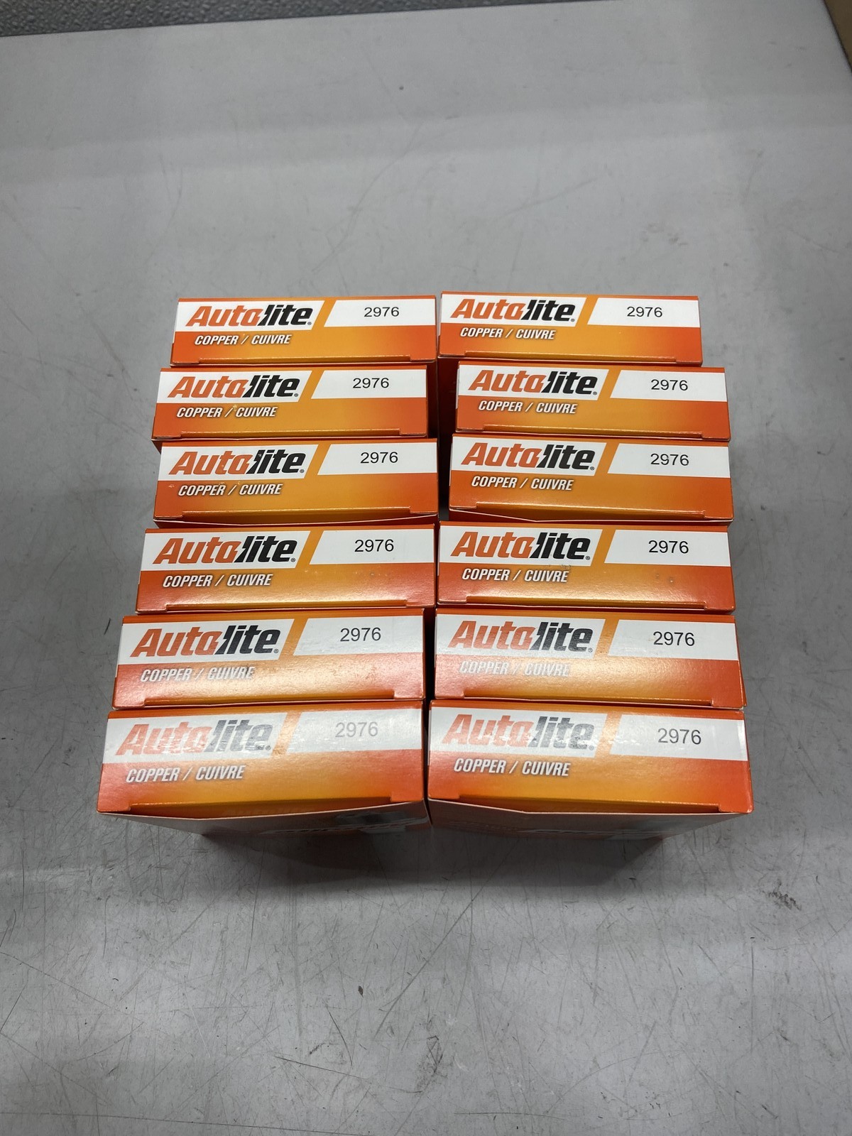 Lot Of 12 Autolite Copper Core Spark Plug4 Pack-2976
