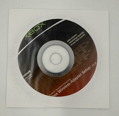 NEW Original Xbox Microsoft Broadband Networking Wireless Adapter Setup CD V1.0