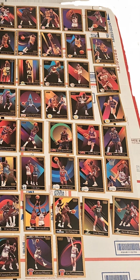 NBA 1990 Skybox 75 NM карта лот из новый свежий хобби коробки быков, Lakers, поршни - Изображение 4 из 4