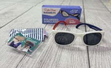 Roshambo Rufflebutts Infant Polarized Sunglasses age 0-2 Bendable Red White Blue