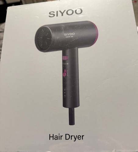 SIYOO Professional Hair Dryer Ionic Blow Dryer Diffuser Magnet Nozzle 1600 Watt - Picture 2 of 3