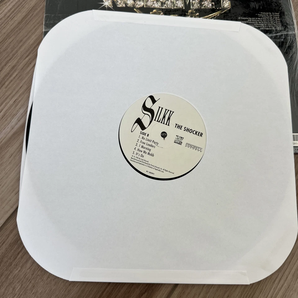 Silkk - The Shocker (2LP, 1996, No Limit, Master P, Original Shrink- Opened) OOP - Image 4 of 4